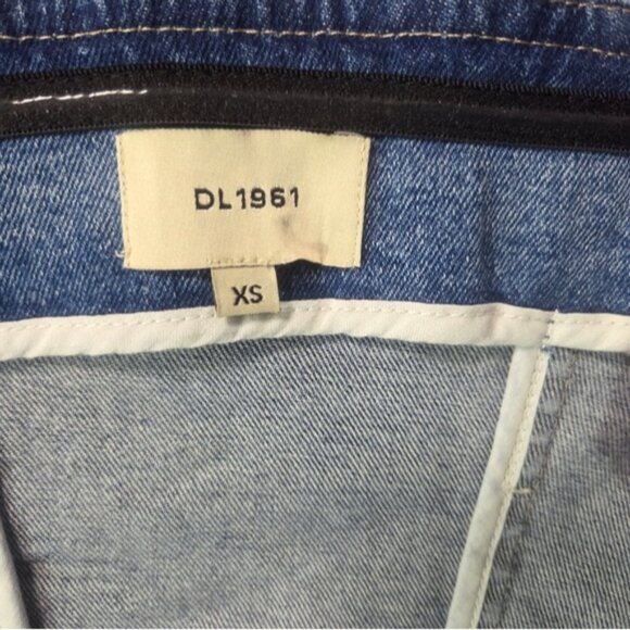 Chic DL1961 Denim Strapless Button-Up Top - Picture 7 of 8